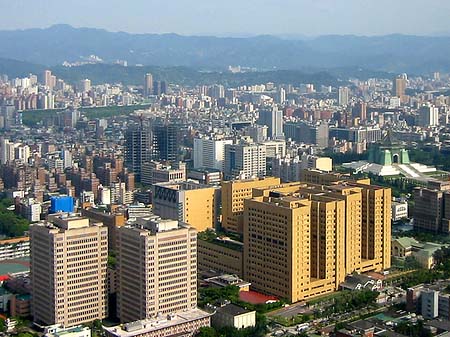 Foto Blick vom Taipeh Tower